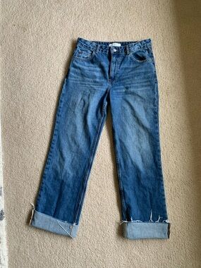 Mango Wideleg Medium Blue - Women's Size 8 -